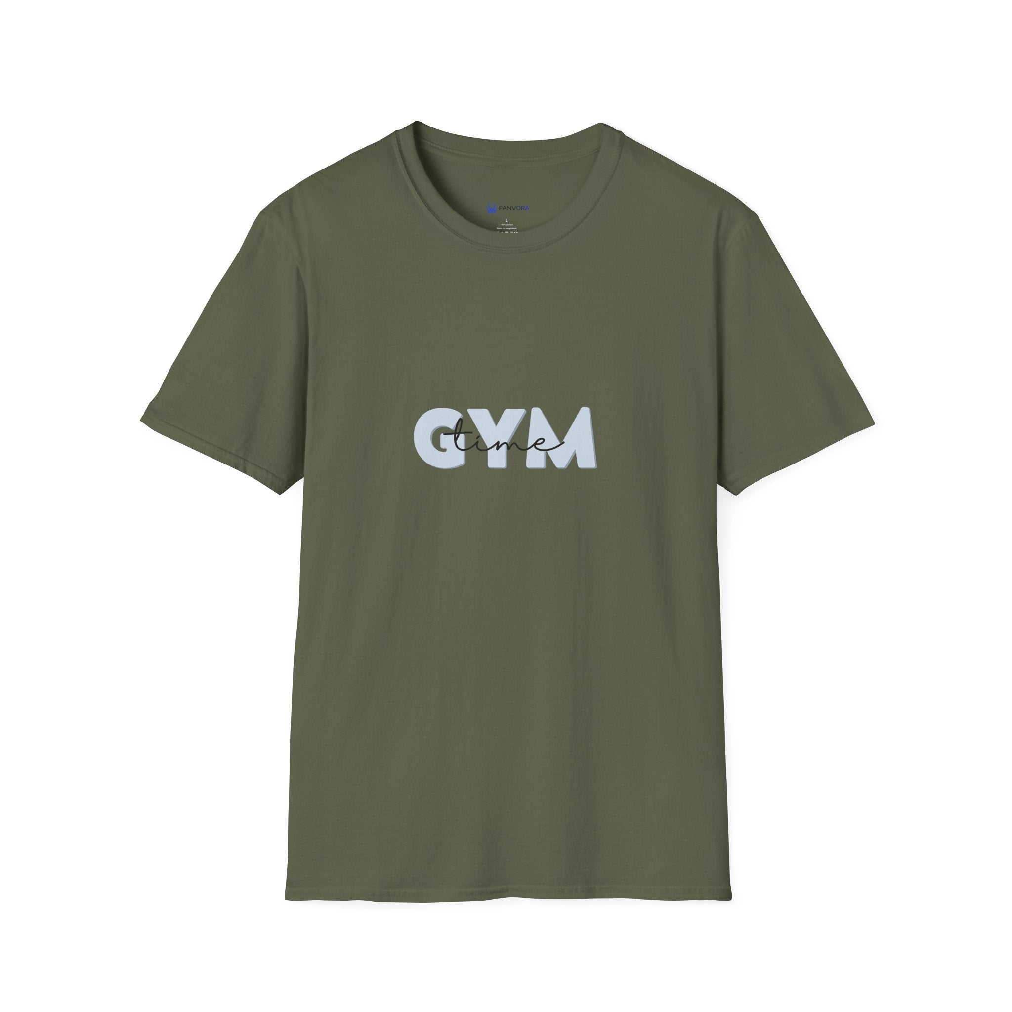 Gym Time T-Shirt — Minimalist Fitness Tee for Workout & Casual Wear
