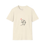 Archer Stick Figure T-Shirt — Cute Cupid Arrow Valentine Tee