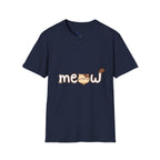 Cat Meow T-Shirt — Cute Cartoon Kitty Graphic Tee