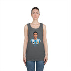 "I am Here to Stay" Argentina Soccer Star Tank Top — Jersey Portrait World Cup 2026.