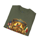 2026 Global Football Festival T-Shirt — Style Soccer Tee with USA & Mexico Flags