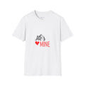 He's Mine T-Shirt — Couples Heart Graphic Tee