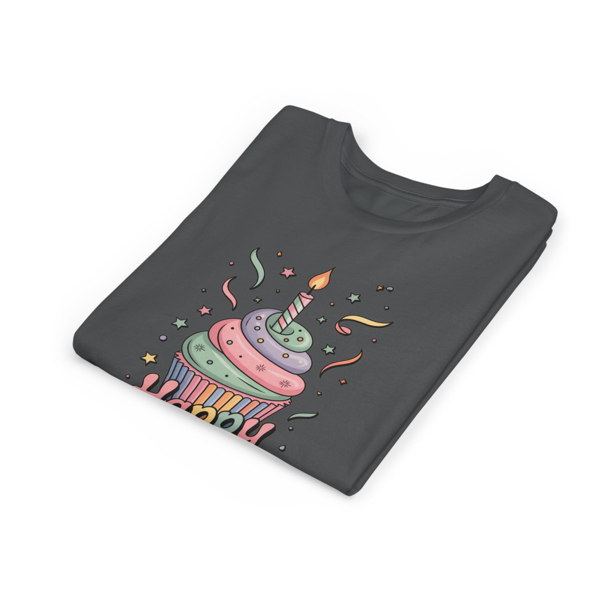 Kids "Happy Birthday" Cupcake Tee