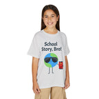 Funny School Story Bro kids tee