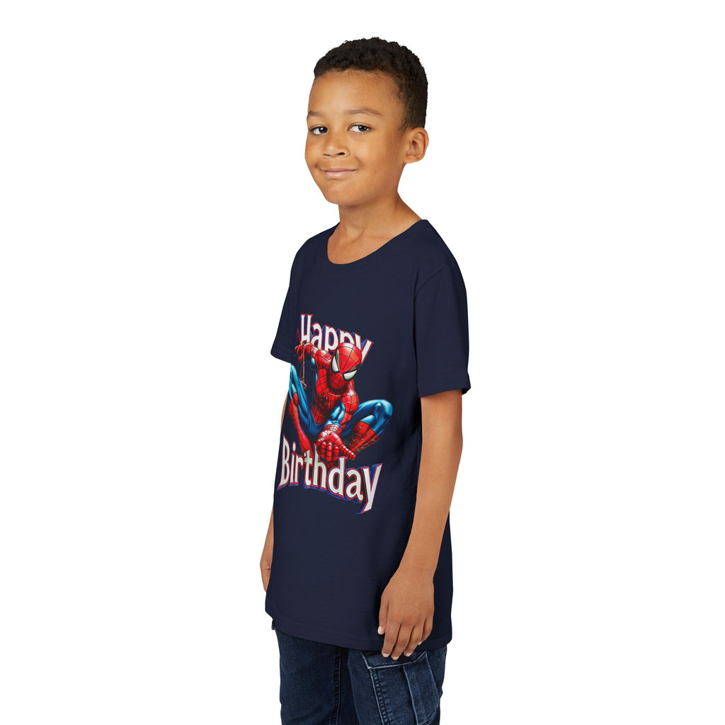 Spider Hero "Happy Birthday" Youth Tee
