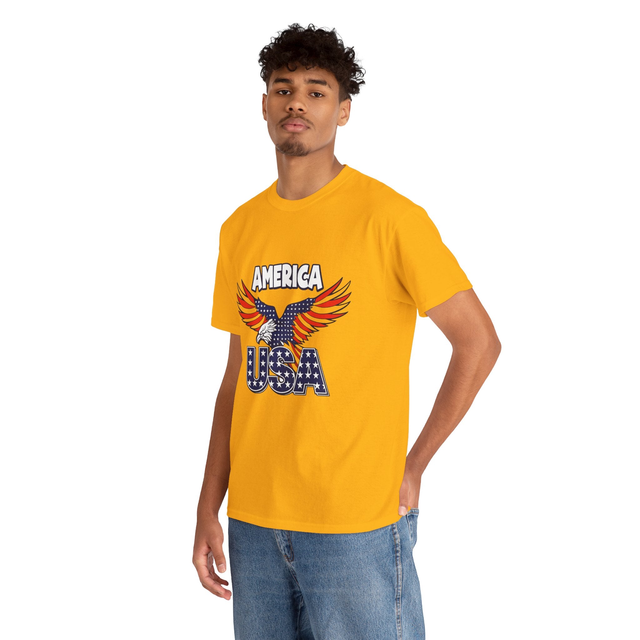 USA Eagle T-Shirt – America Patriotic Graphic Tee for 4th of July