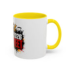 Soccer King Street 2026 Accent Coffee Mug — Crowned Soccer Ball Design (11/15oz)