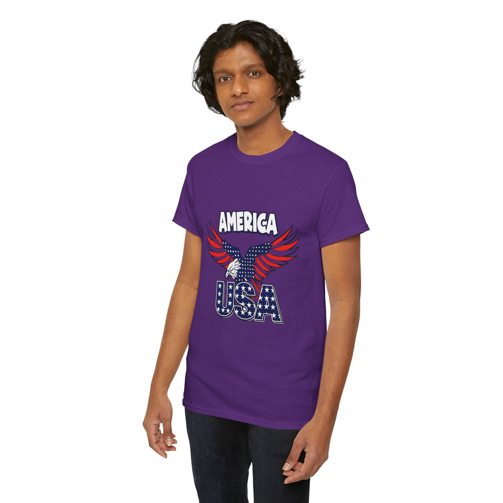 USA Eagle T-Shirt – America Patriotic Graphic Tee for 4th of July