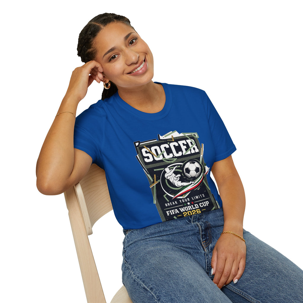 Soccer Cup 2026 Graphic T‑Shirt — Vintage Team Crest Soccer Tee