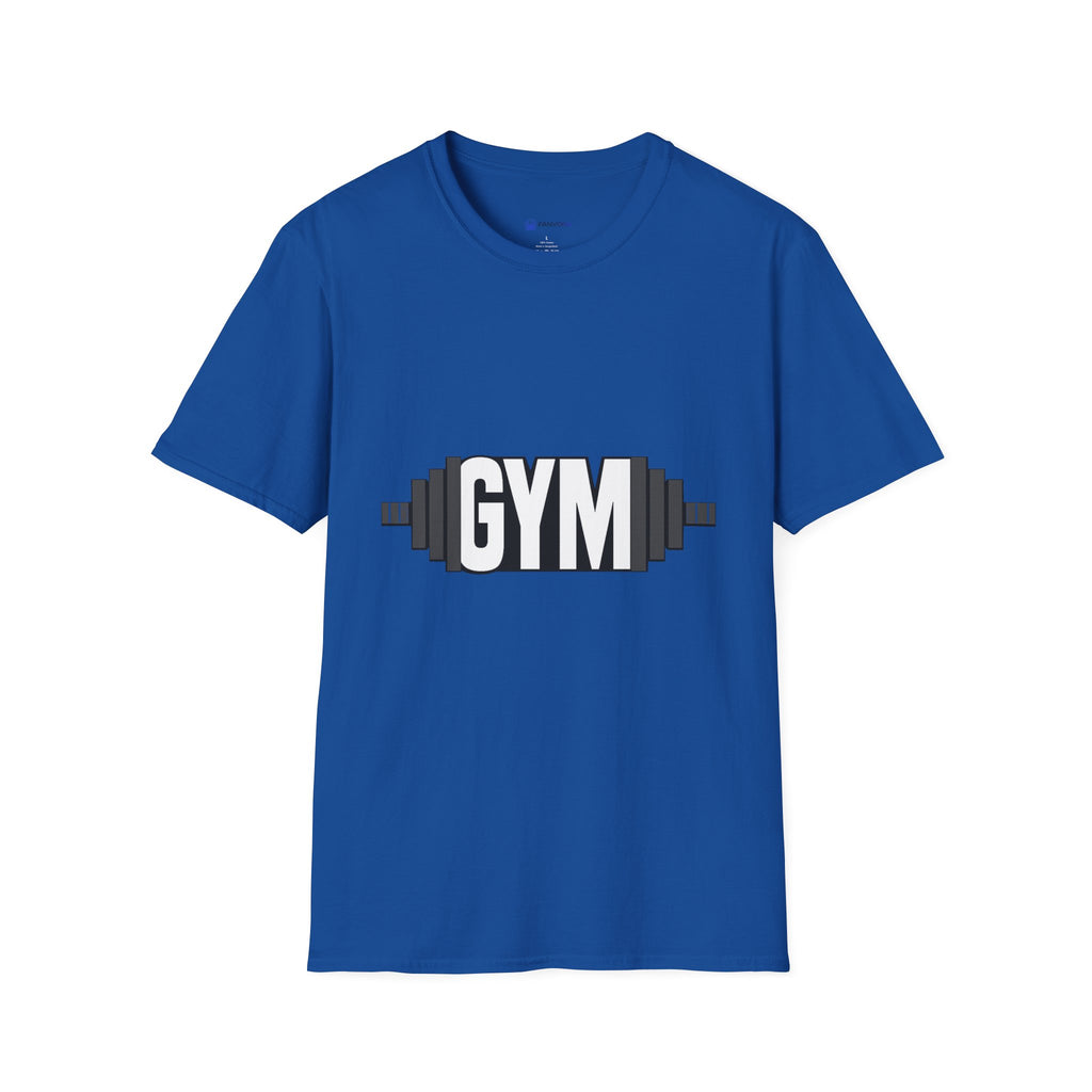 Gym Barbell T‑Shirt — Fitness Workout Tee