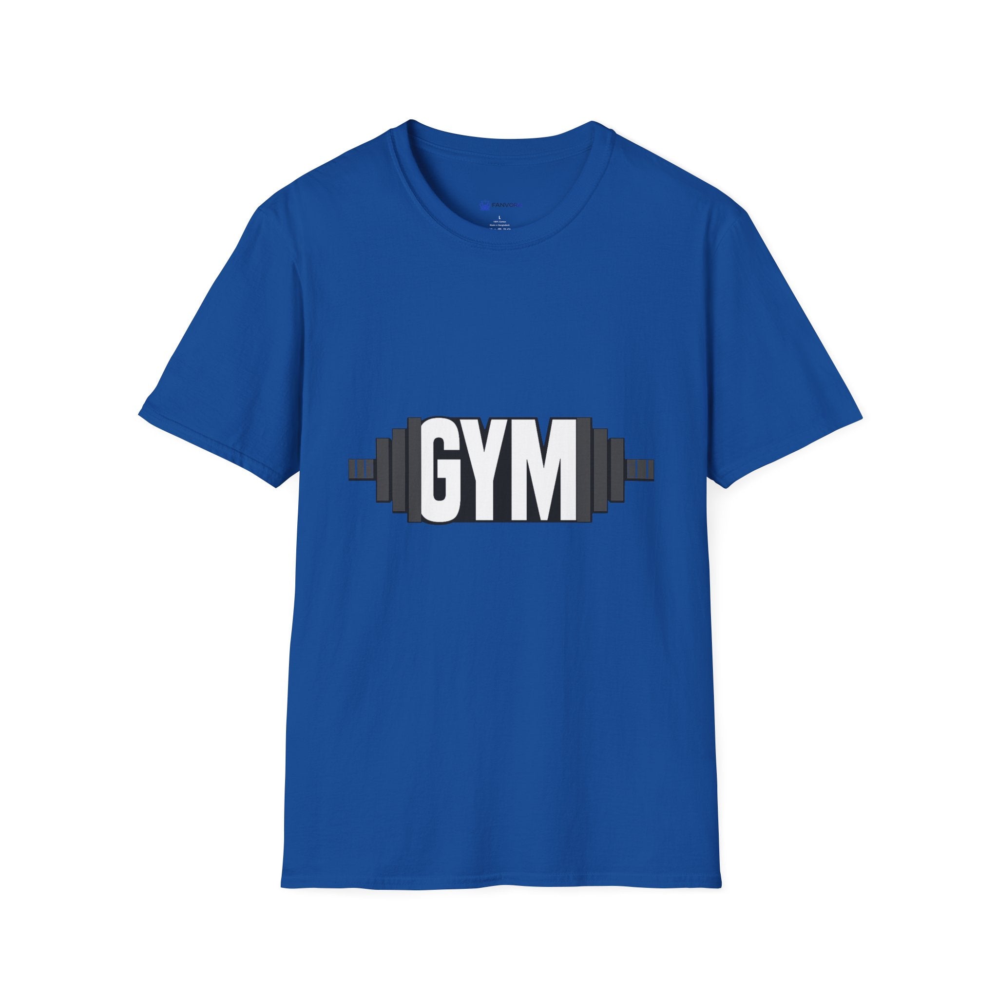 Gym Barbell T‑Shirt — Fitness Workout Tee