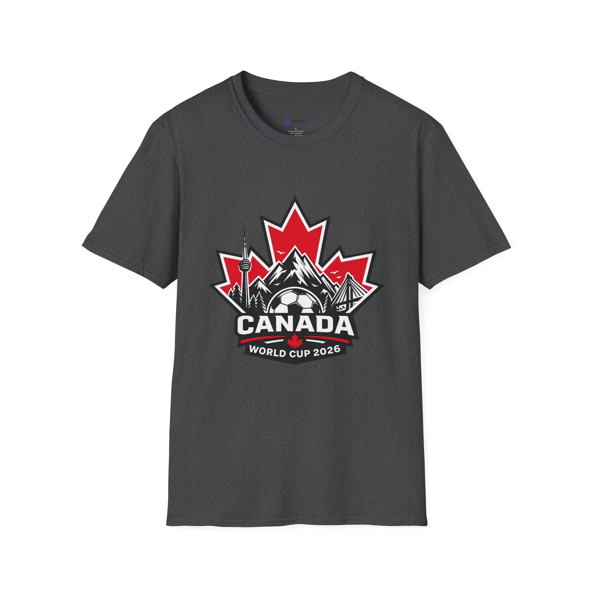 Canada soccer 2026 T‑Shirt — Maple Leaf Mountain Hockey Logo