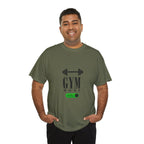 Gym Mode On T-Shirt — Workout Tee with Barbell Graphic