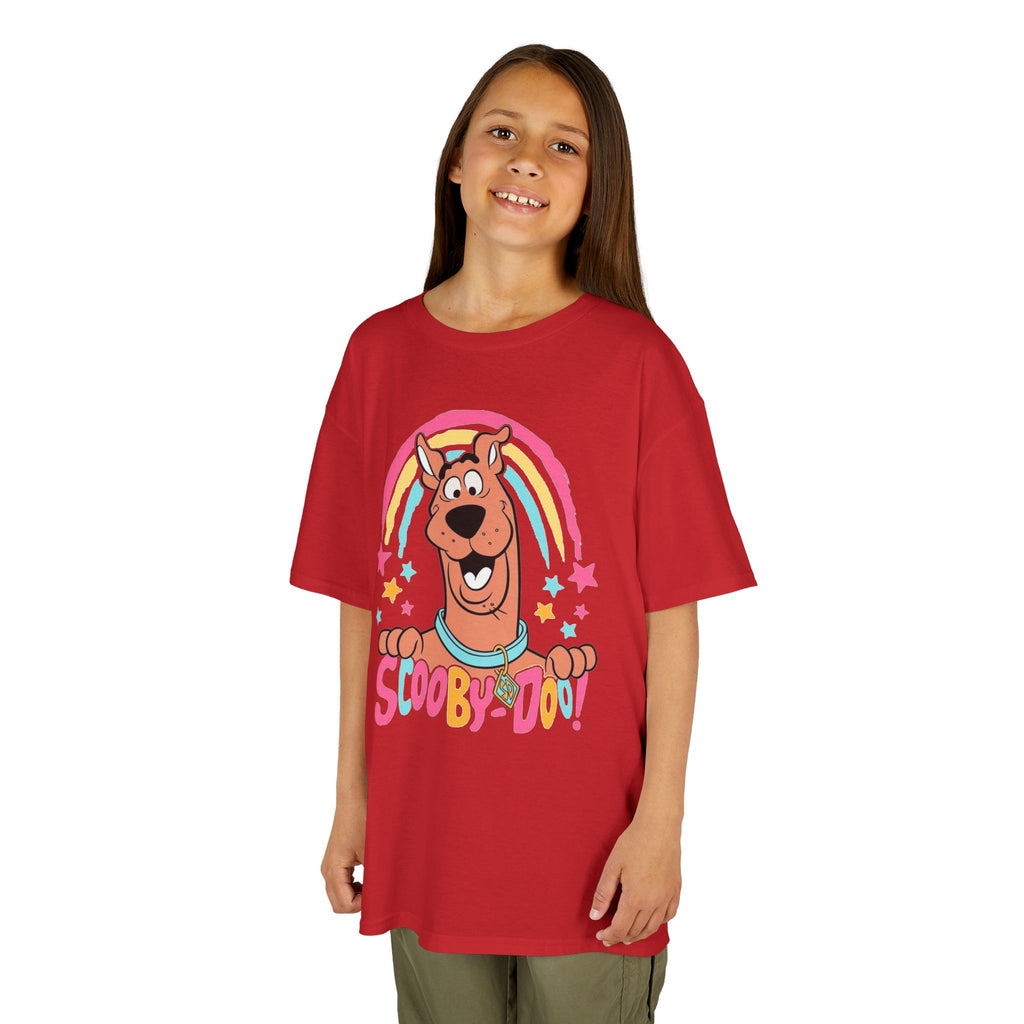 Scooby-Doo Kids T‑Shirt — Colorful Rainbow Cartoon Tee for Kids