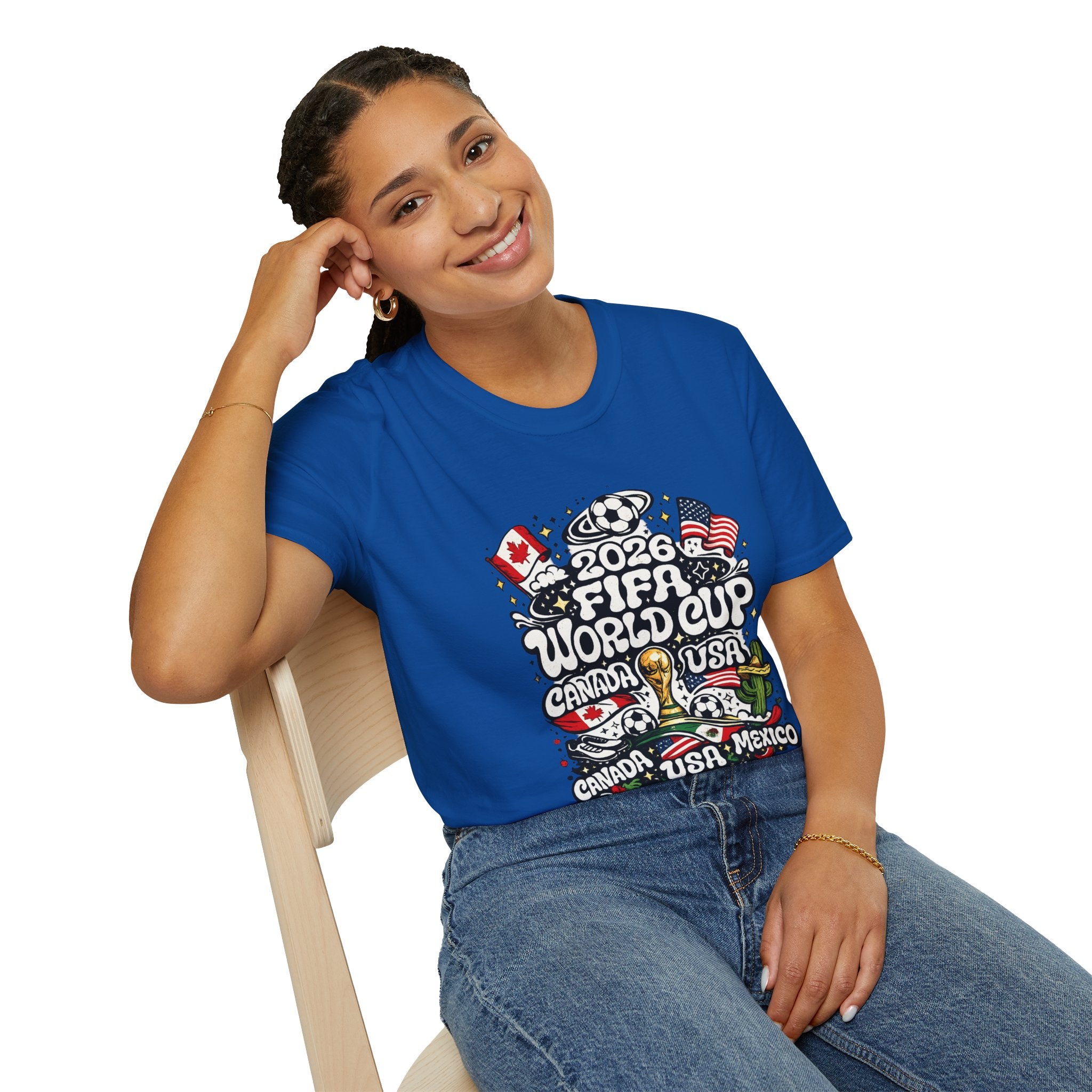 soccer T-Shirt — Canada USA Mexico Fans Shirt