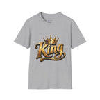 King Crown T-Shirt — Gold Regal Graphic Tee