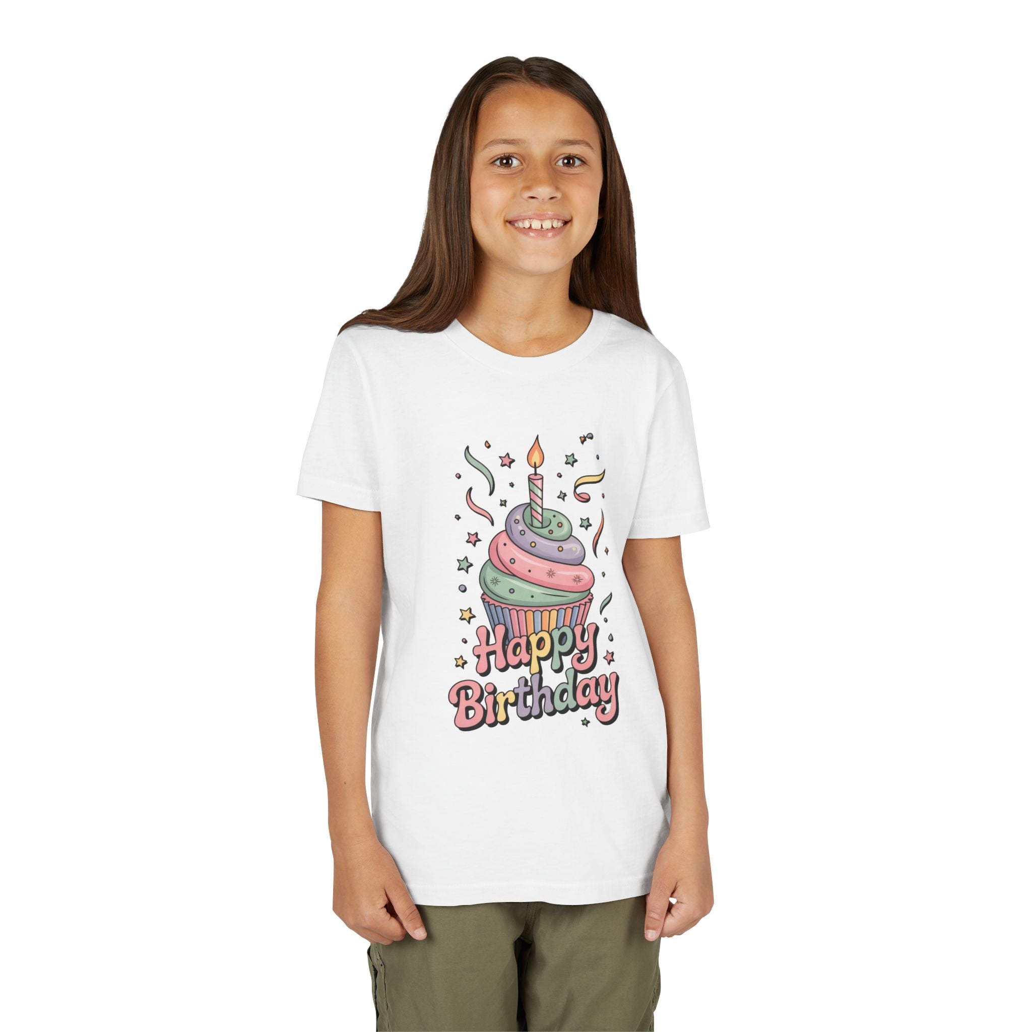 Kids "Happy Birthday" Cupcake Tee