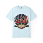 USA 250 T-Shirt — Patriotic "Serving Liberty Since 1776" Anniversary Tee