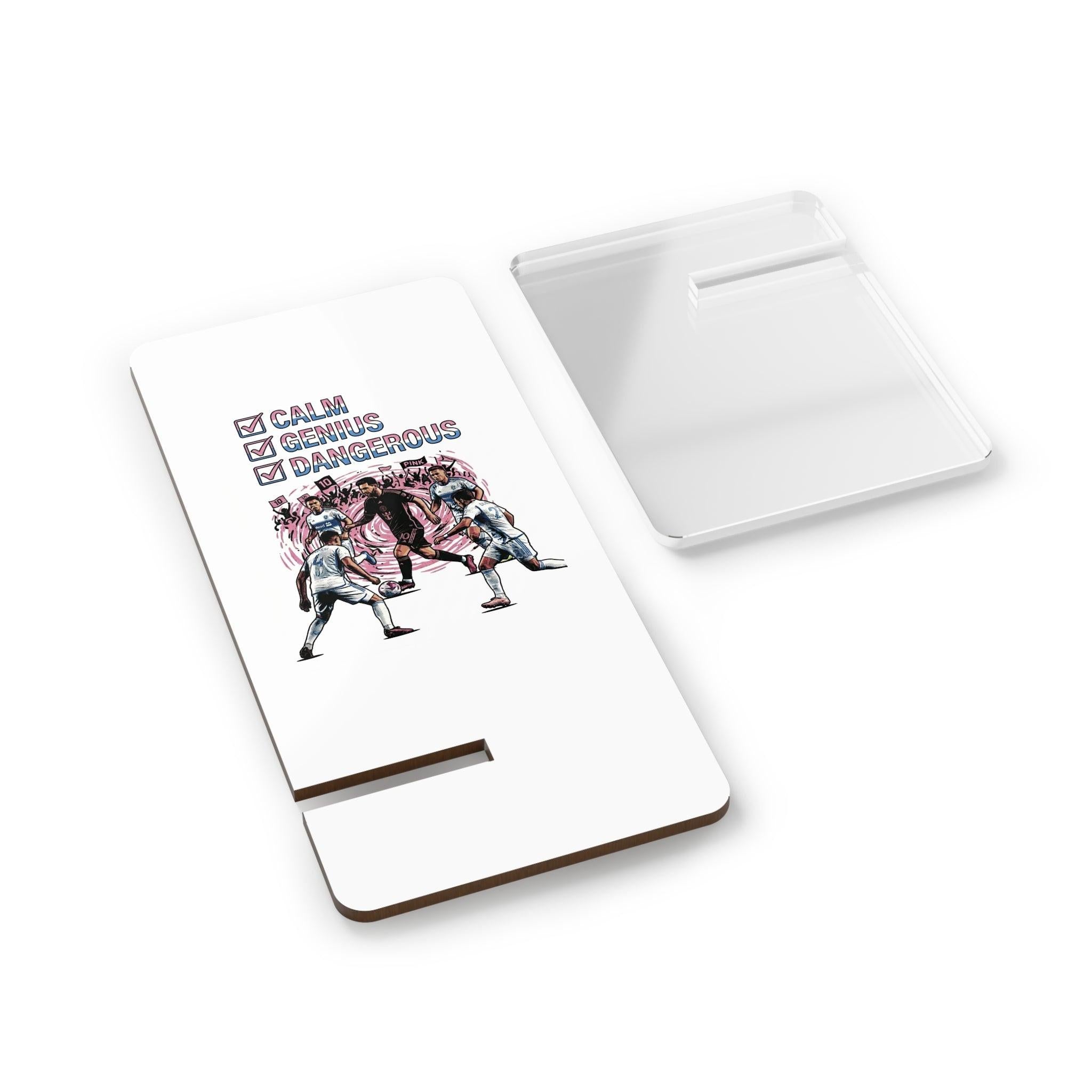 Phone Stand — "Calm, Genius, Dangerous" Argentina Legend Fan Inspired.