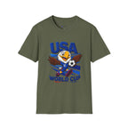 USA  Soccer T-Shirt — Eagle Mascot Graphic