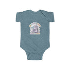 Baby Bodysuit - "Happy 1st Birthday Grandma & Grandpa" Cute Unicorn Keepsake
