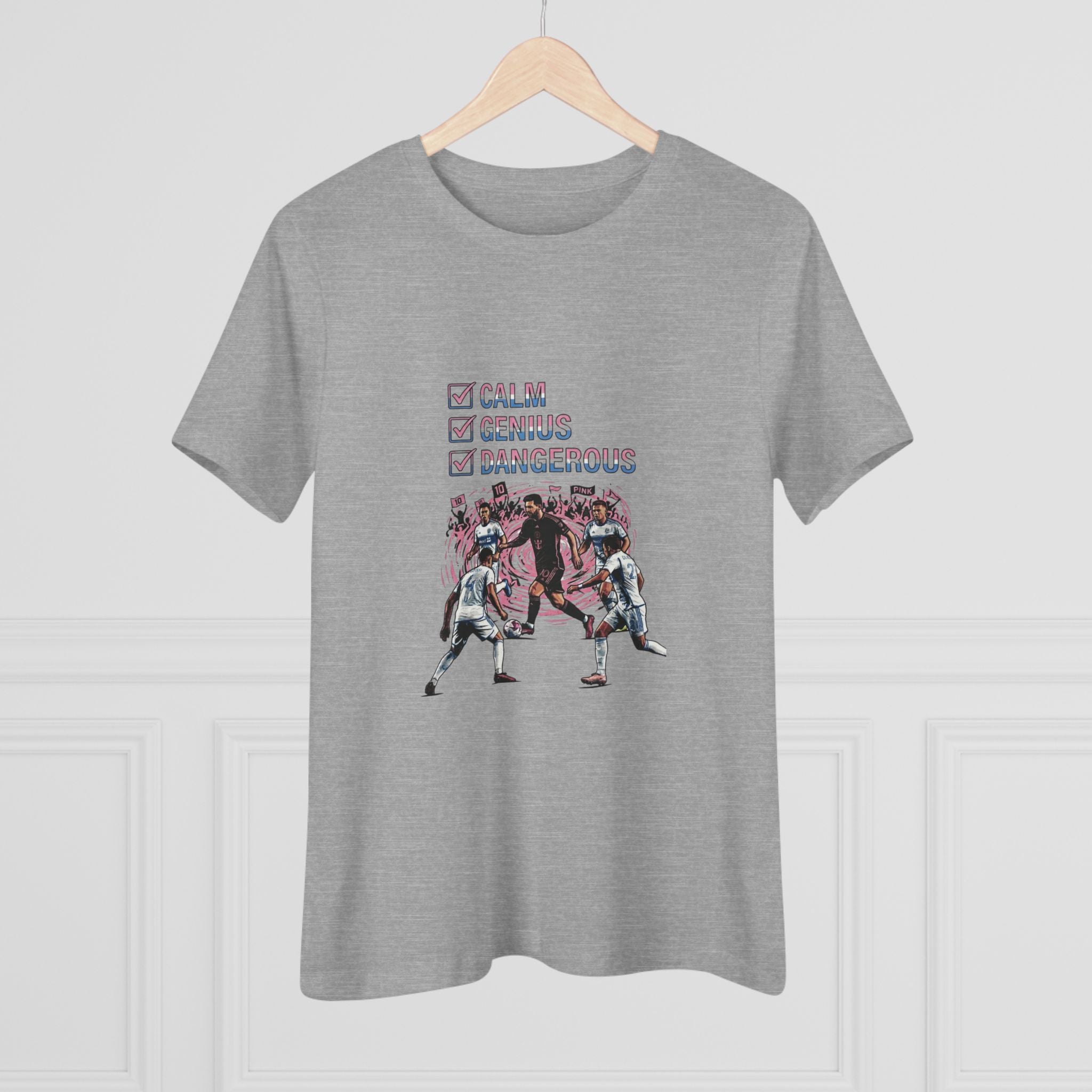 Argentina #10 GOAT Footballer T-Shirt - Women's Cotton Tee - WorldCup 2026 Fan Version