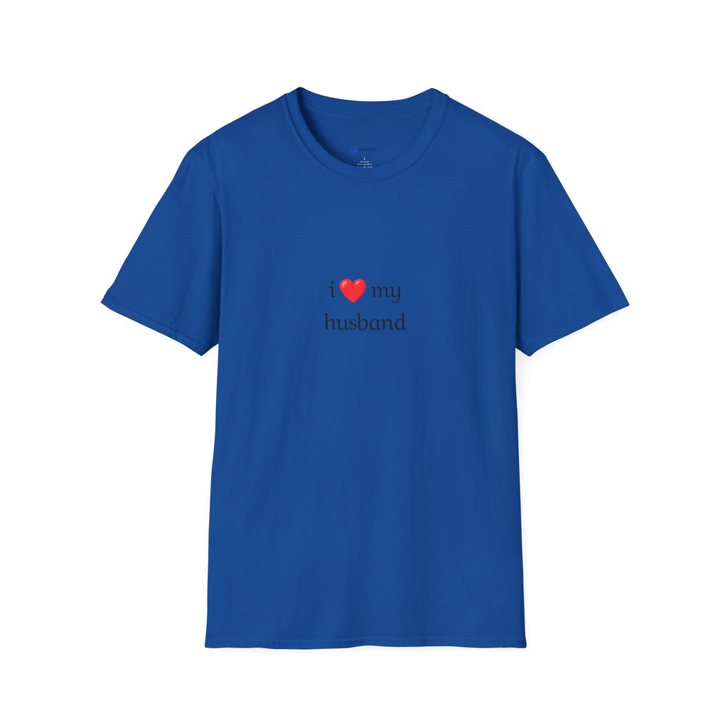 I  My Husband T-Shirt — Cute Romantic Tee for Wives, Anniversary & Valentine's Gift
