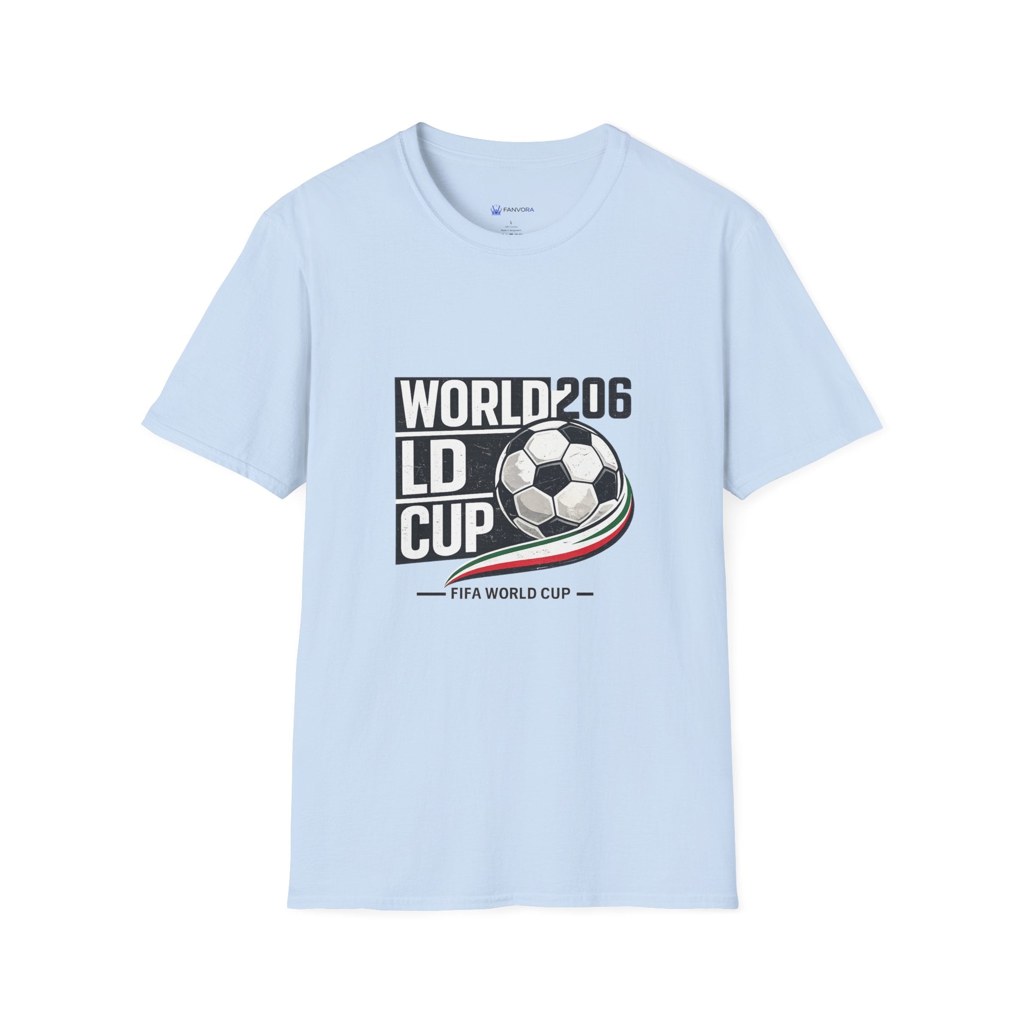 World 206 LD Cup Soccer T-Shirt — soccer Graphic Tee