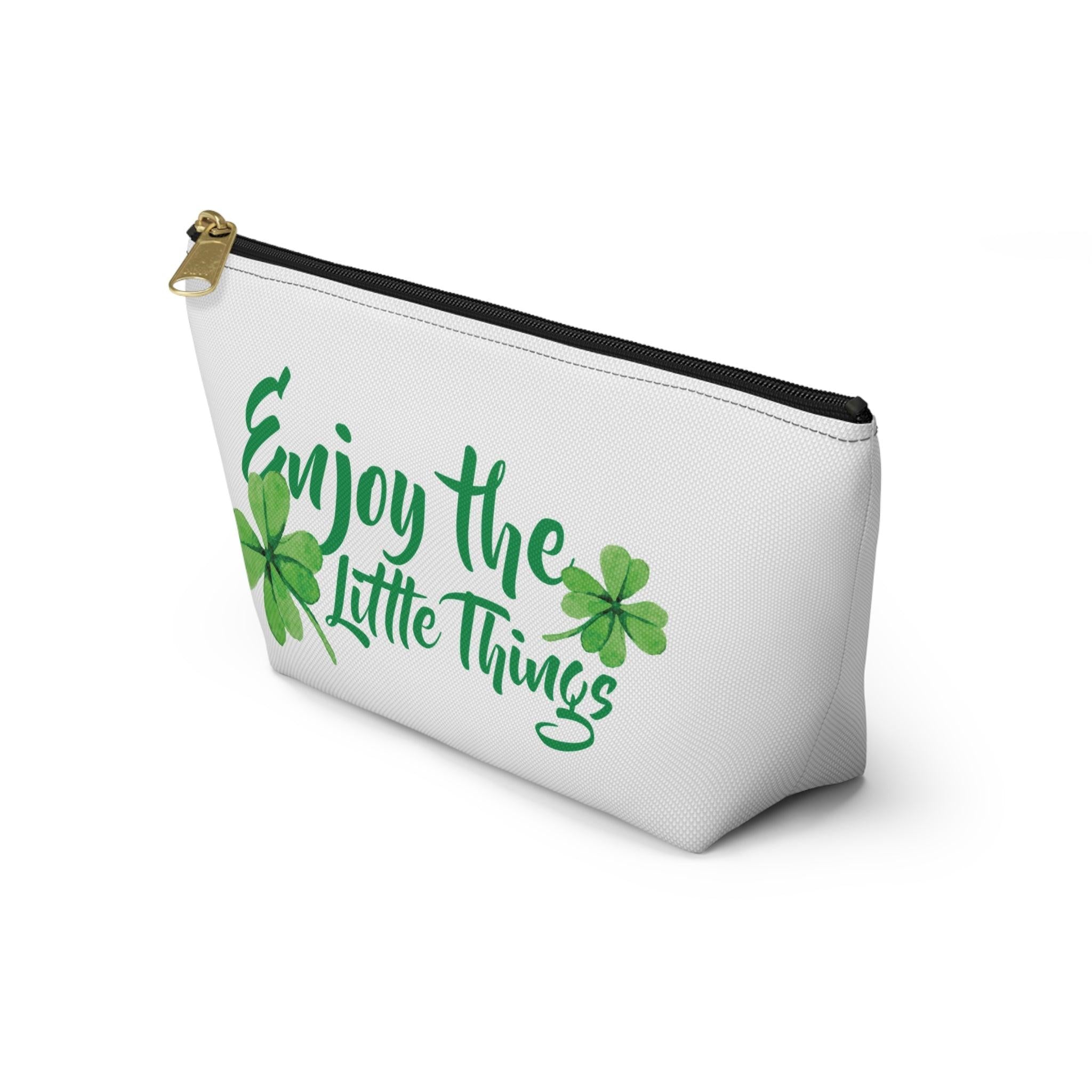 Enjoy the little things inspirational travel pouch