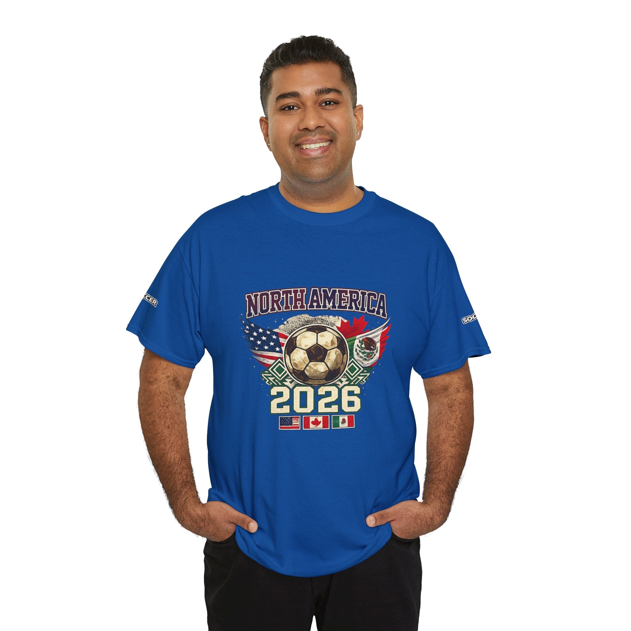 North America 2026 Soccer T-Shirt — USA Canada Mexico