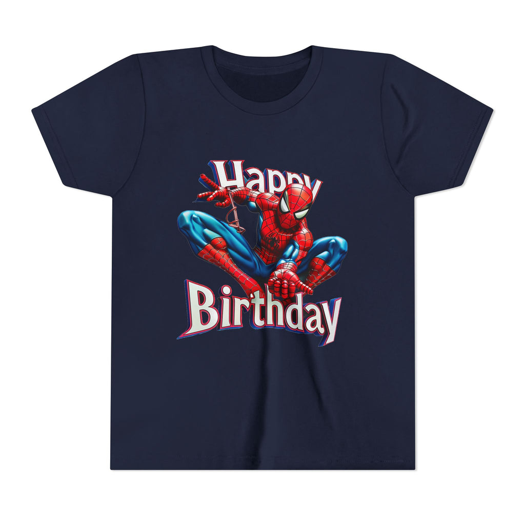 Spider Hero "Happy Birthday" Youth Tee