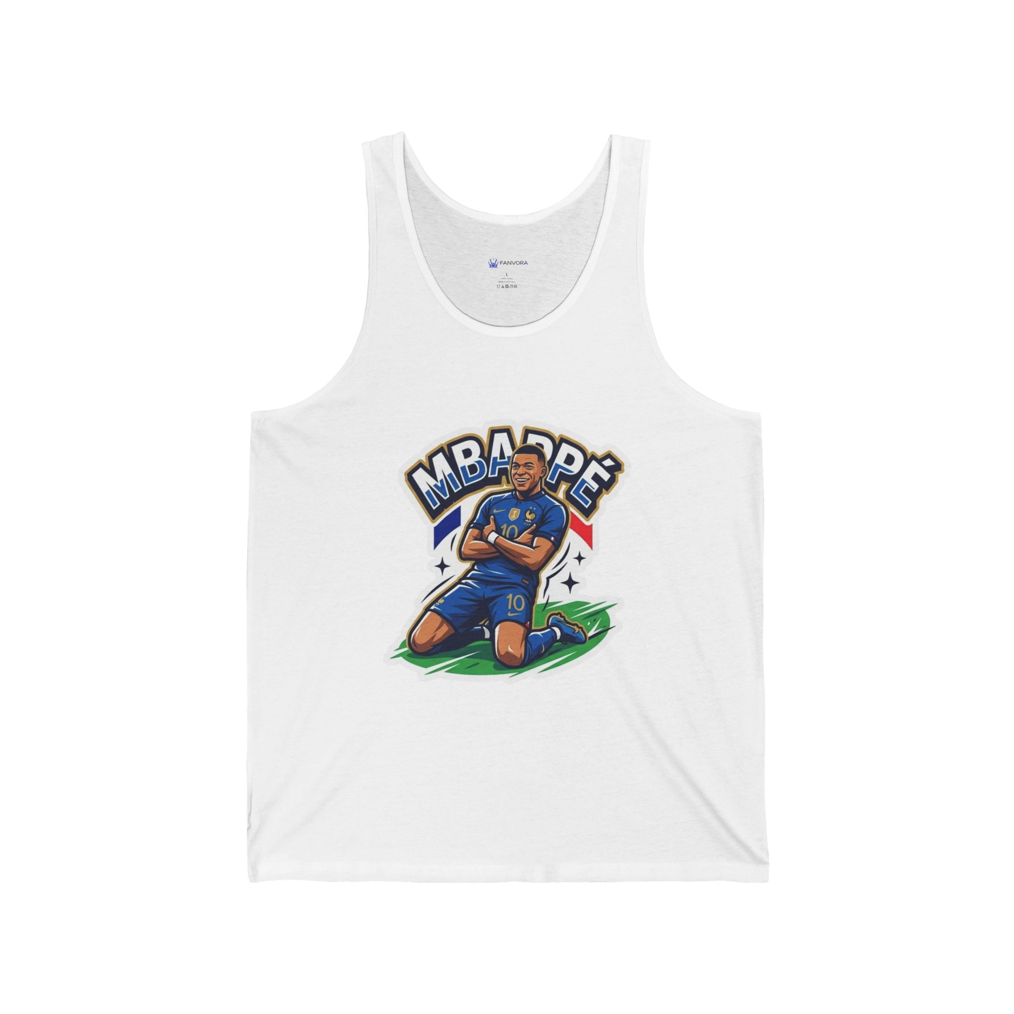 Camiseta sin mangas de fútbol del Mundial 2026 — Camiseta sin mangas de fan de celebración de Mbappé