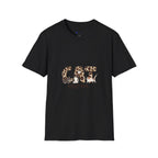 Cat Mom Leopard Print T-Shirt — Cute Graphic Tee for Cat Lovers