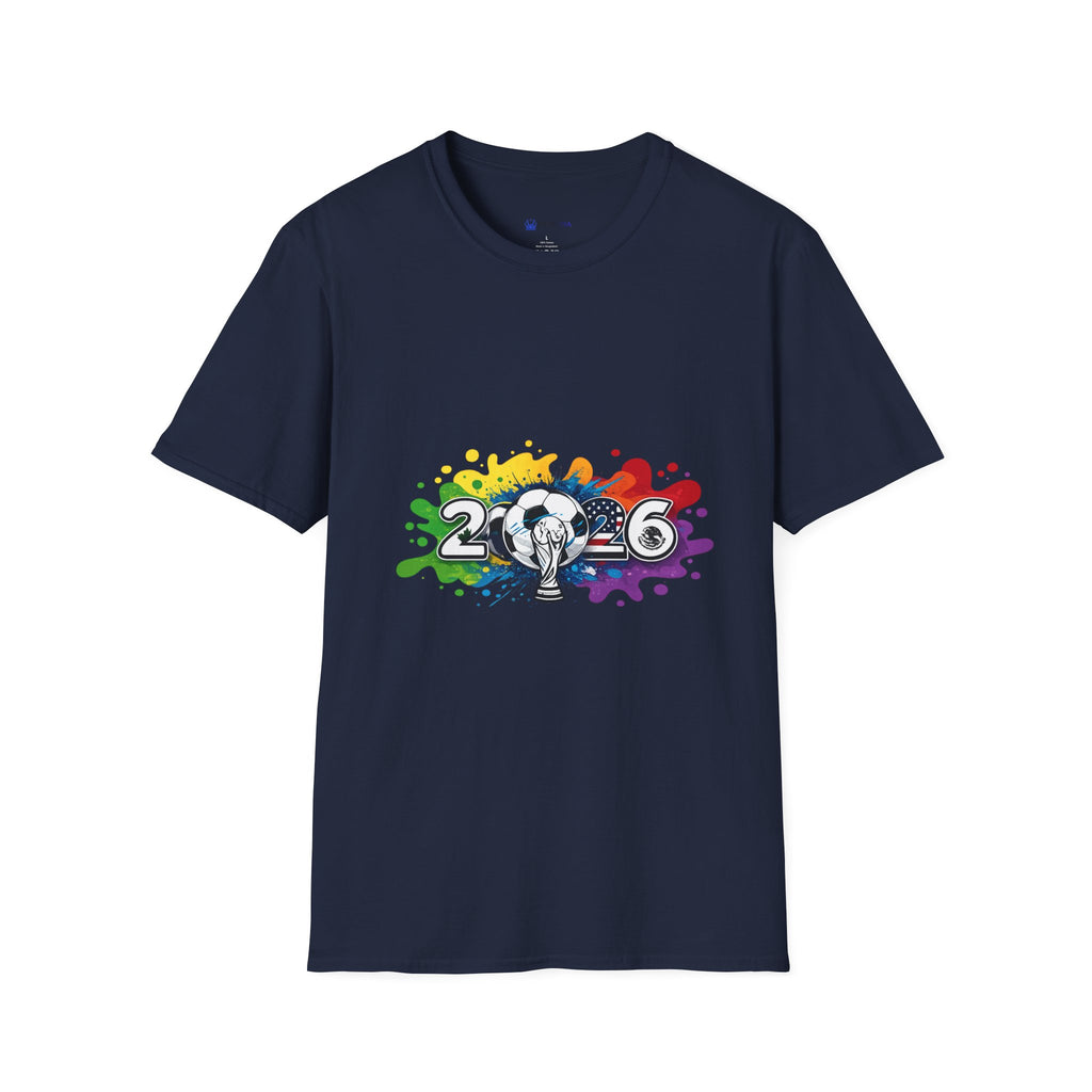2026 Rainbow Soccer T‑Shirt — Pride Soccer Fan Shirt