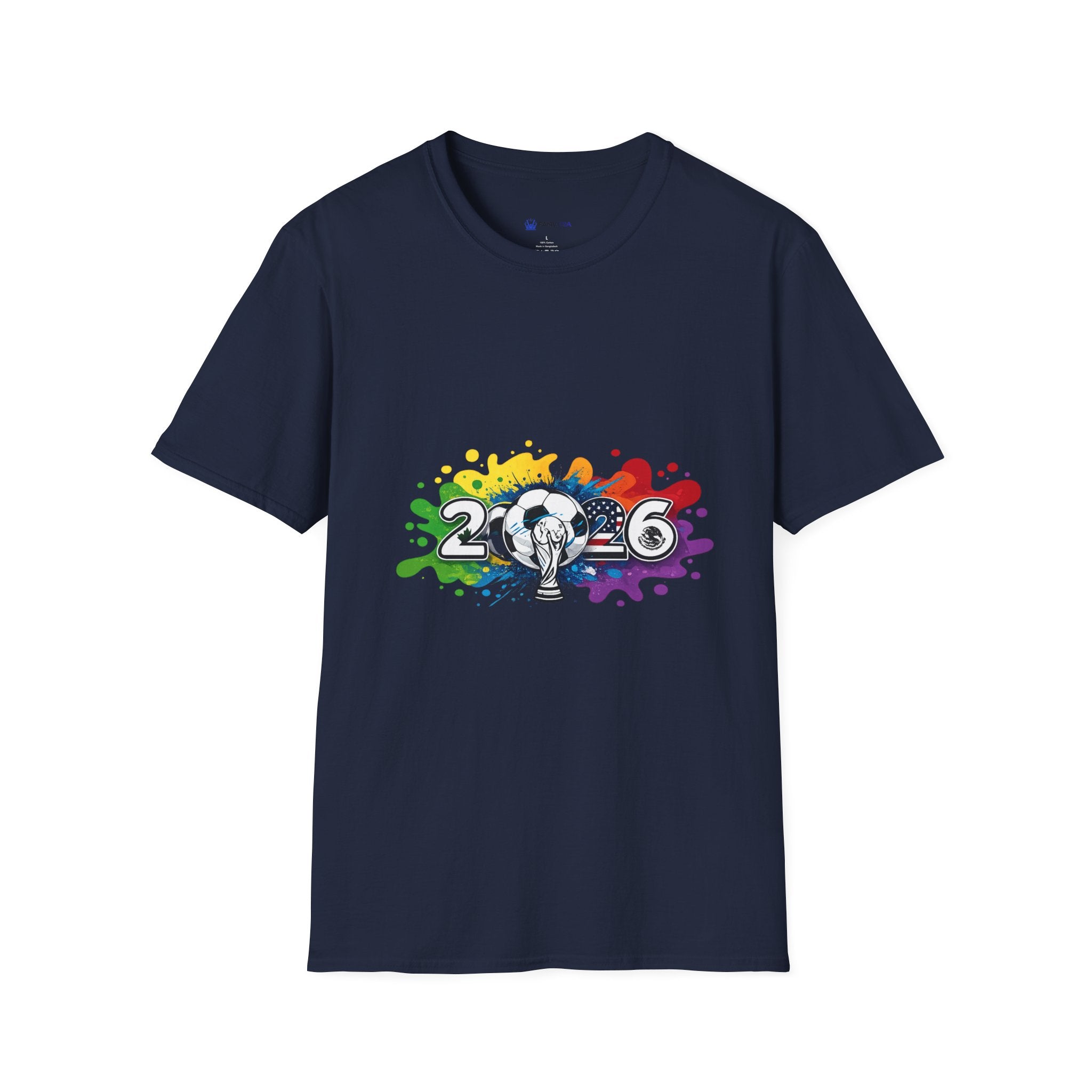 2026 Rainbow Soccer T‑Shirt — Pride Soccer Fan Shirt