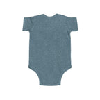 Too Cute to Care Unicorn Baby Bodysuit — Infant Onesie with Playful Pink Graphic.