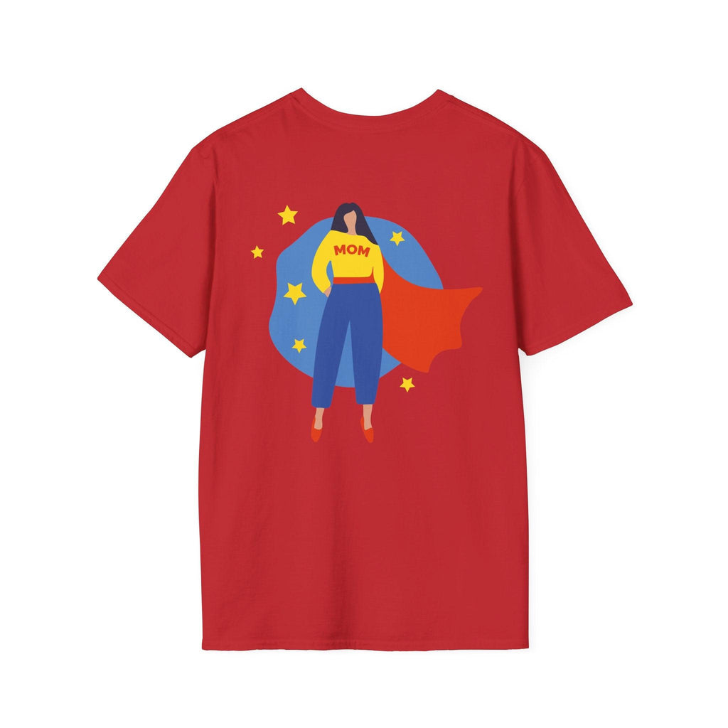 Premium Quality - Mom Superhero T-Shirt - "Not All Superheroes Wear Capes" Graphic Tee.
