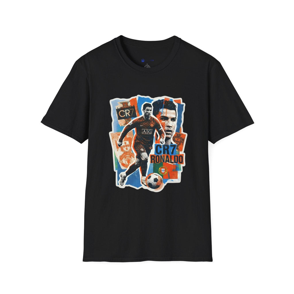 CR7 Soccer Graphic T-Shirt — Vintage Collage World Cup 2026 Fan Inspired.