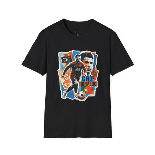 CR7 Soccer Graphic T-Shirt — Vintage Collage World Cup 2026 Fan Inspired.