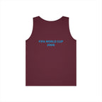 "I am Here to Stay" Argentina Soccer Star Tank Top — Jersey Portrait World Cup 2026.