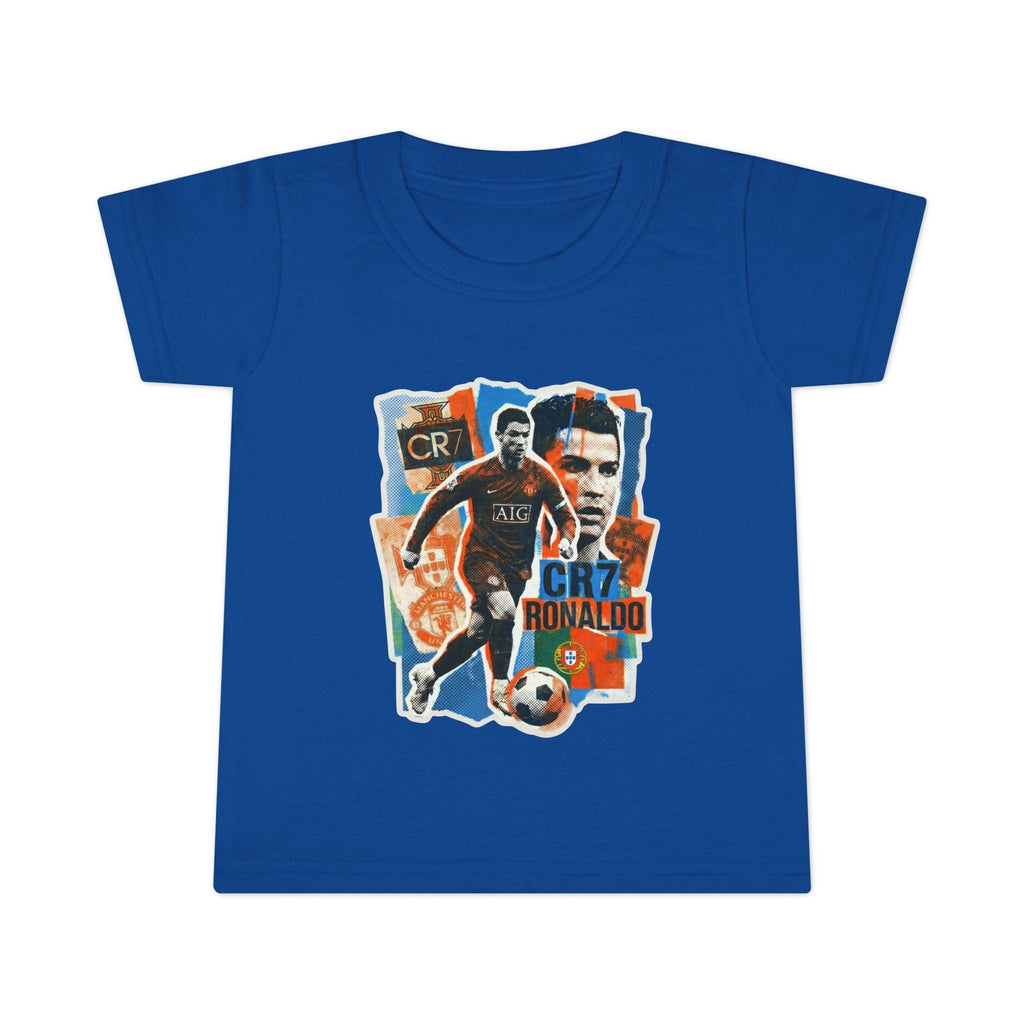Toddler Soccer Player Graphic Tee — CR7Fan Design.