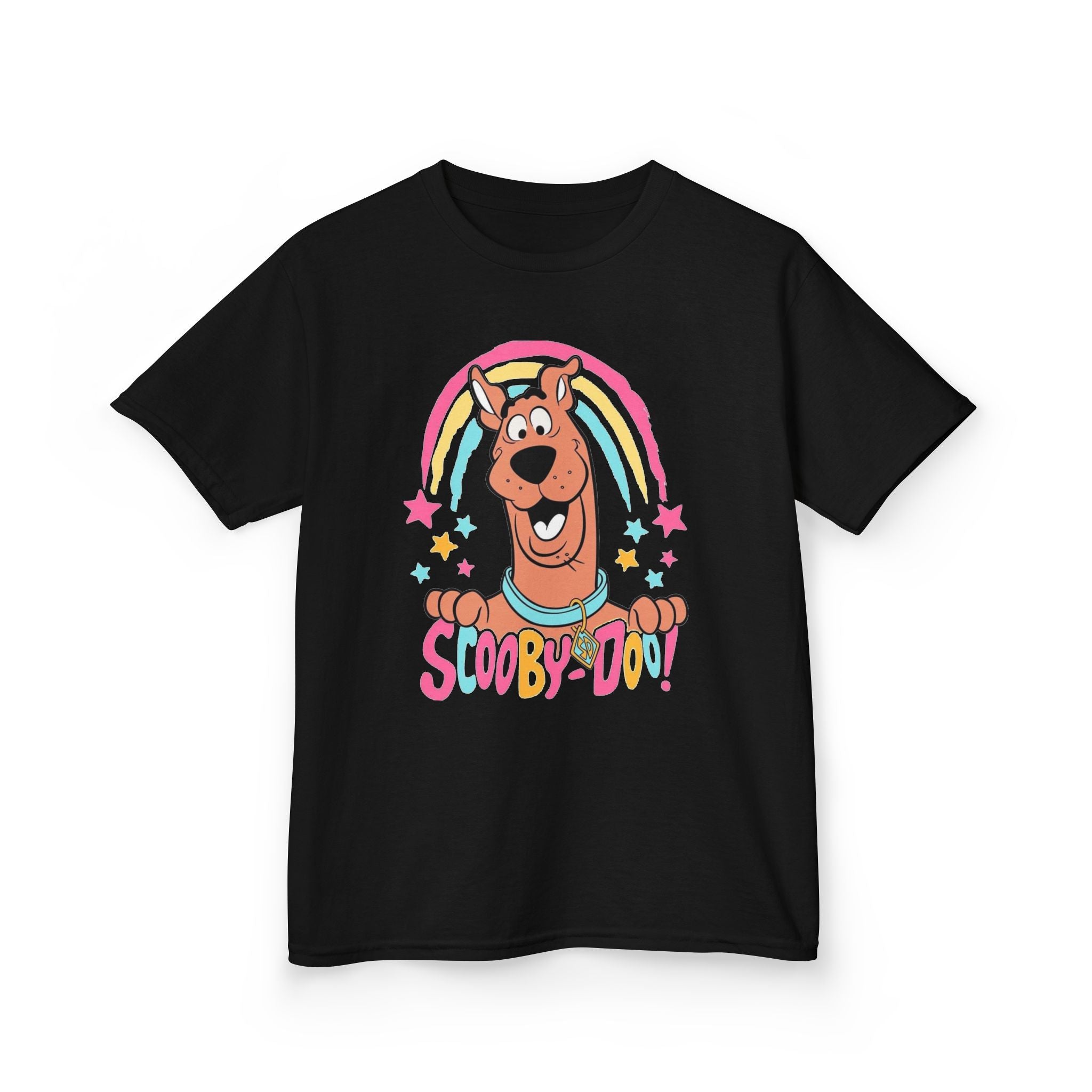 Scooby-Doo Kids T‑Shirt — Colorful Rainbow Cartoon Tee for Kids