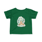 Baby 2nd Birthday Tee - Cute Bear in Car with Balloons Infant Shirt