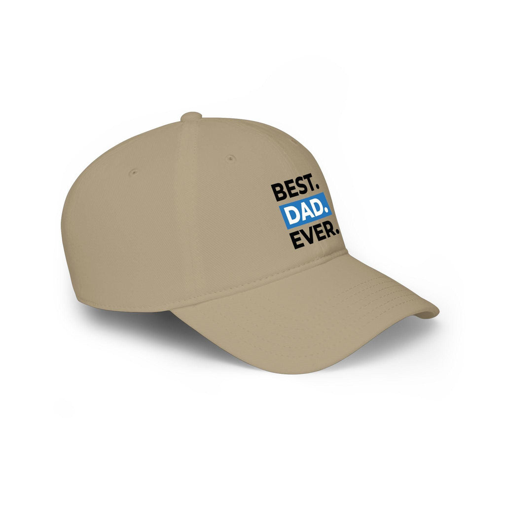 Best Dad Ever embroidered baseball cap