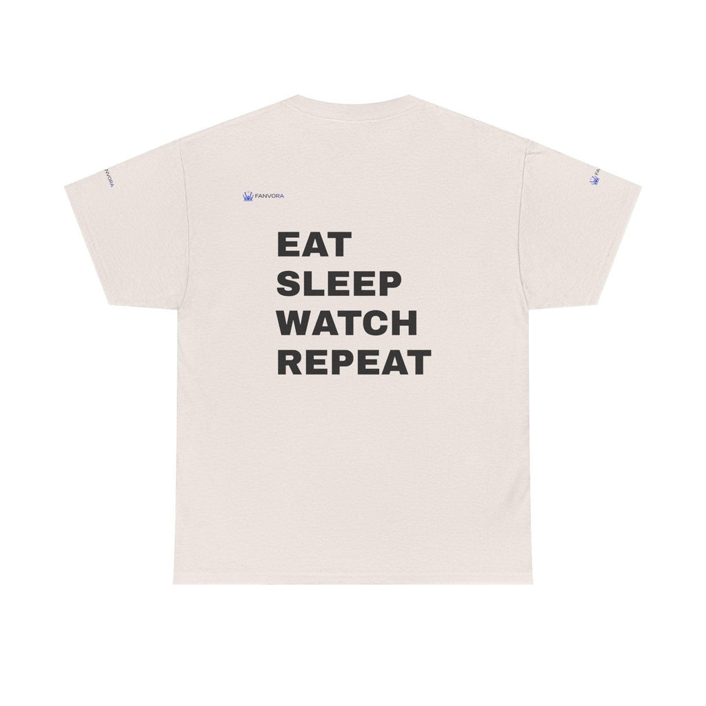 World Cup 2026 Energy Soccer Tee — "EAT SLEEP WATCH REPEAT" Fans Inspired.