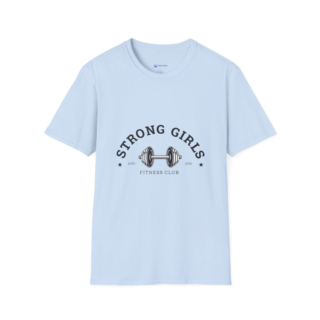 Strong Girls T-Shirt — Fitness Club Barbell Tee