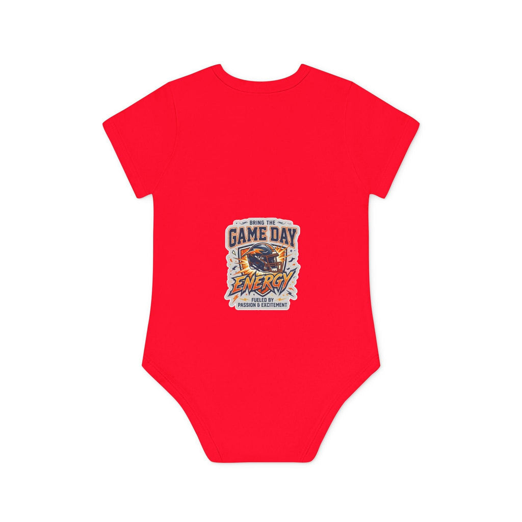 Baby Bodysuit - "France #10 Footballer Rising Star Fan Version" Future Soccer Player & Game Day Energy Organic Baby Onesie.