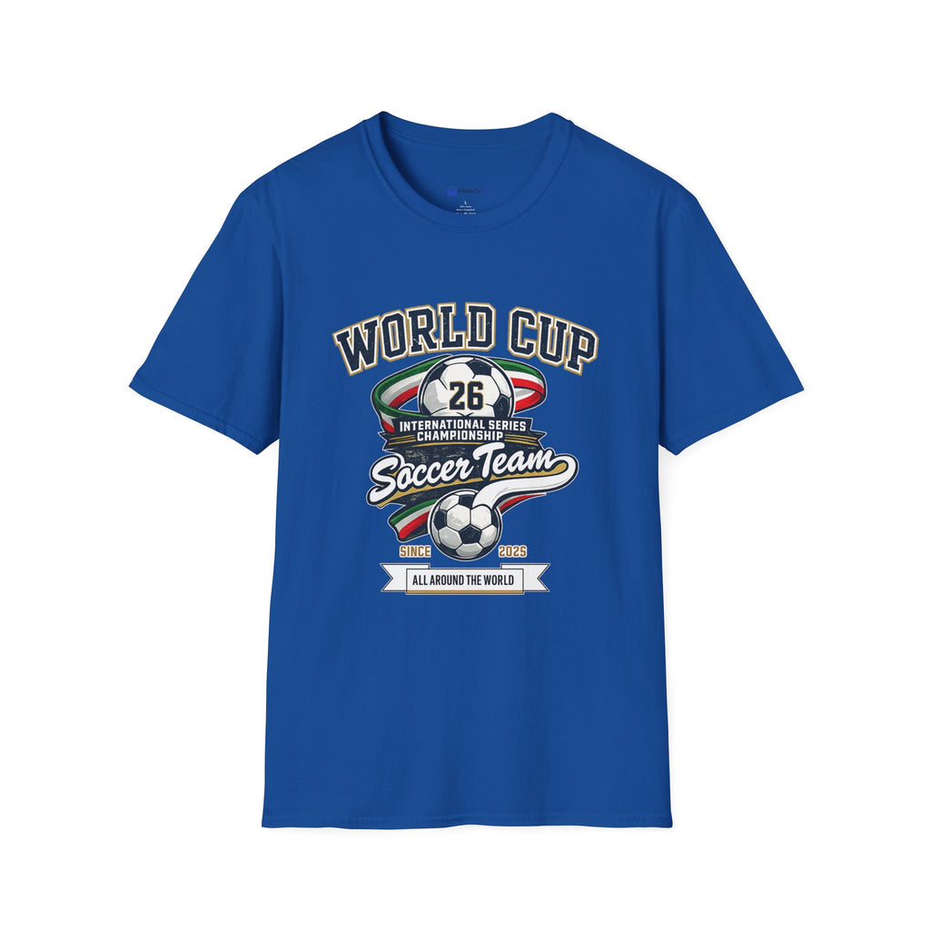 Soccer Team T‑Shirt – Vintage International Series Championship Design