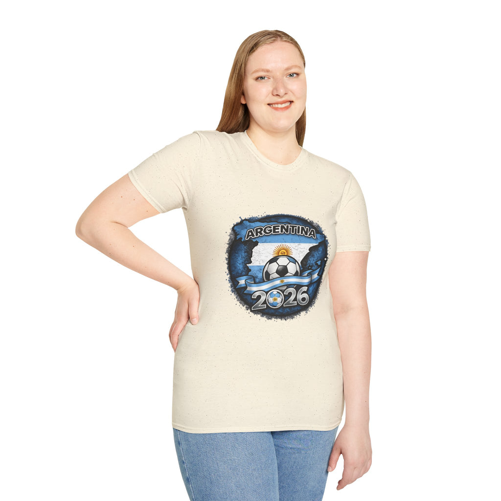 Argentina Soccer T‑Shirt 2026 — Fan Jersey