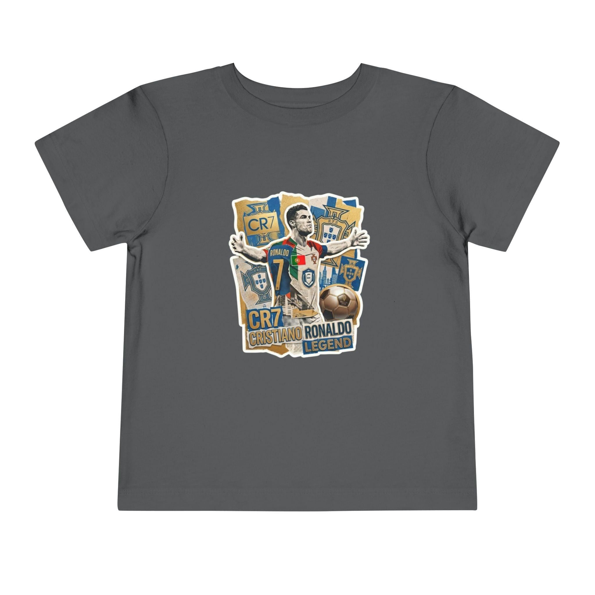 CR7 Fan Inspired Toddler Soccer T‑Shirt — Kids Football Fan Tee.